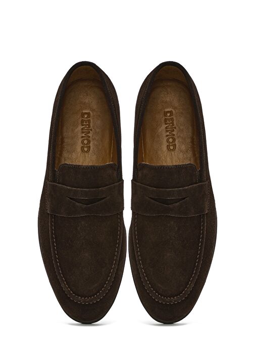 Derimod Derimod Erkek Kahverengi Süet Deri Loafer 25SFD790210 | Boyner Kahverengi - 8. görsel