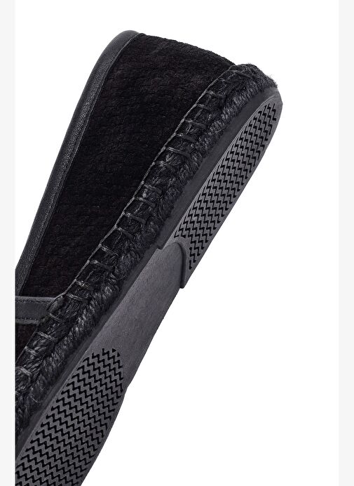 Erkek Siyah Süet Deri Espadril 25SFD770214 - Görsel 9