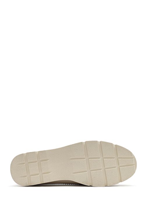 Kadın Bej Deri Comfort Loafer 25SFD1536FT - Görsel 5