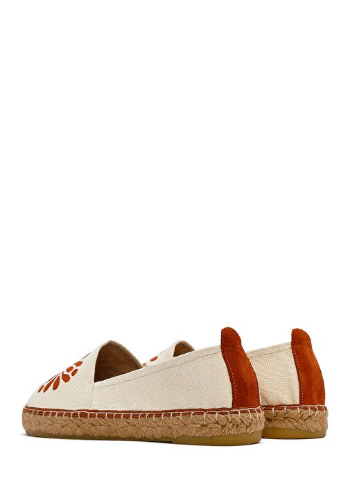 Kastamonu Taş Baskı Kadın Taba Desenli Espadril 25SFD20826F - Görsel 7