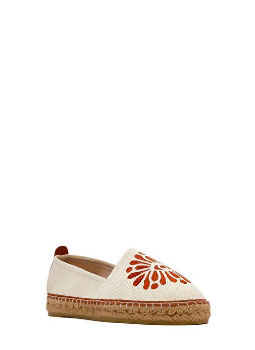 Kastamonu Taş Baskı Kadın Taba Desenli Espadril 25SFD20826F - Görsel 8