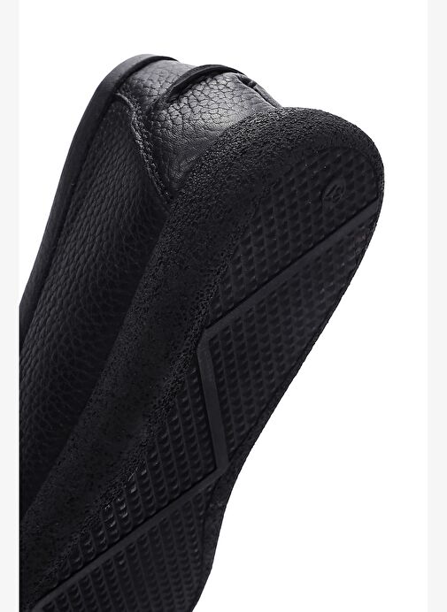 Kadın Siyah Püsküllü Deri Comfort Loafer 25AFD1502FT - Görsel 9