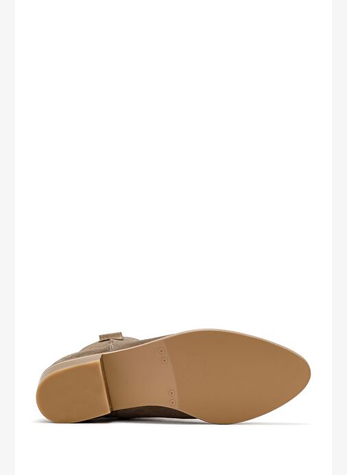 Kadın Vizon Süet Deri Kovboy Bot 25AFD150610 - Görsel 6