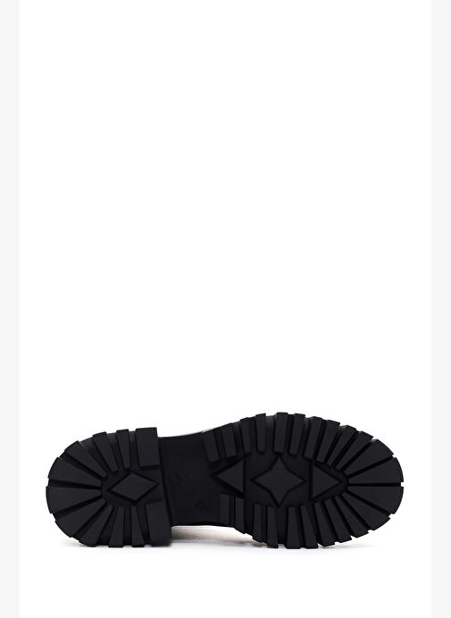 Kadın Kahverengi Kalın Tabanlı Süet Deri Chelsea Bot 25WFD150710 - Görsel 6