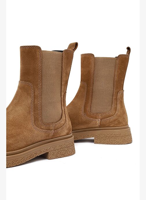 Kadın Vizon Süet Deri Chelsea Bot 25WFD186810 - Görsel 9