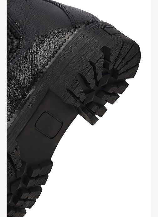 Kadın Siyah Deri Chelsea Bot 25WFD4105FT - Görsel 9