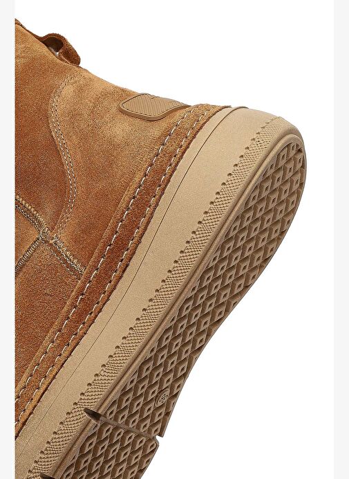 Kadın Taba Süet Deri Teddy Bot 25WFD130410 - Görsel 9