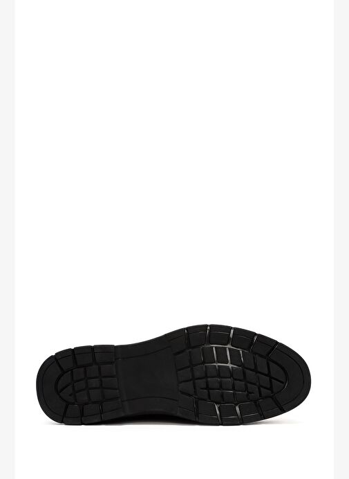 Erkek Kahverengi Bağcıklı Deri Casual Ayakkabı 25WFD691918 - Görsel 5