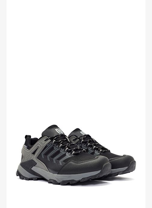 Derimod Dry Erkek Siyah Bağcıklı Waterproof Outdoor Ayakkabı 25WFD694614 - Görsel 4