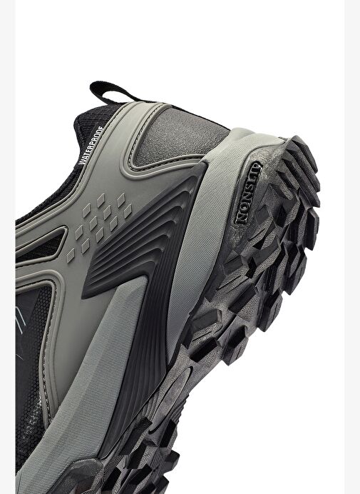 Derimod Dry Erkek Siyah Bağcıklı Waterproof Outdoor Ayakkabı 25WFD694614 - Görsel 9