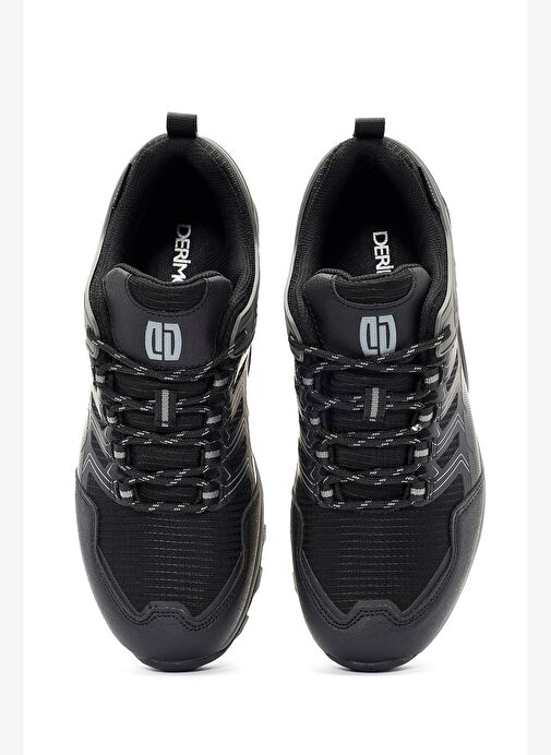 Derimod Dry Erkek Siyah Bağcıklı Waterproof Outdoor Ayakkabı 25WFD694614 - Görsel 7