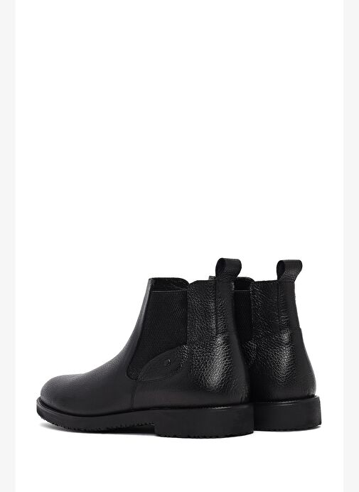 Erkek Siyah Deri Casual Chelsea Bot 25WFD6401FT - Görsel 7