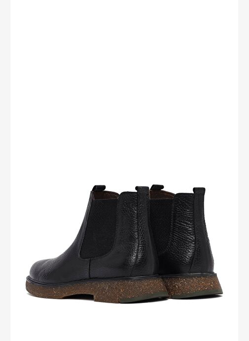 Erkek Siyah Deri Chelsea Bot 25WFD6704FT - Görsel 7