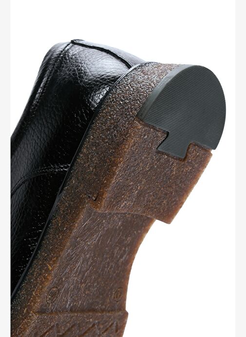 Erkek Siyah Bağcıklı Deri Casual Ayakkabı 25WFD6706FT - Görsel 9