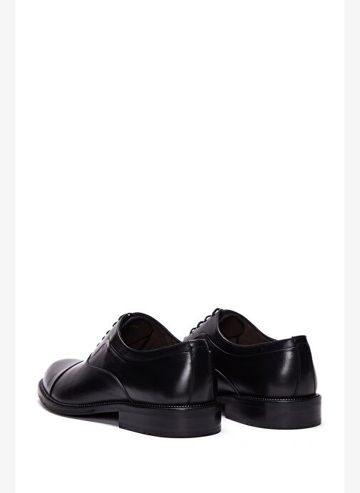 Erkek Siyah Bağcıklı Deri Klasik Ayakkabı 25WFD600018 - Görsel 6