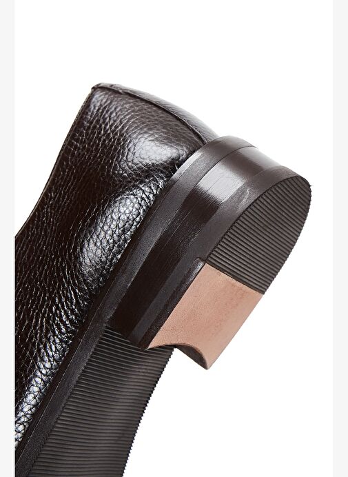 Erkek Kahverengi Bağcıklı Deri Klasik Ayakkabı 25WFD6004FT - Görsel 9