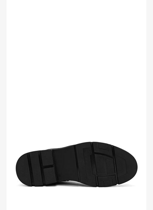 Erkek Siyah Fermuarlı Deri Casual Bot 25WFD6805FT - Görsel 6