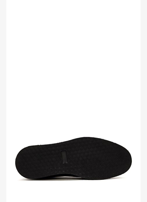 Erkek Siyah Bağcıklı Deri Casual Ayakkabı 25WFD7045FT - Görsel 5