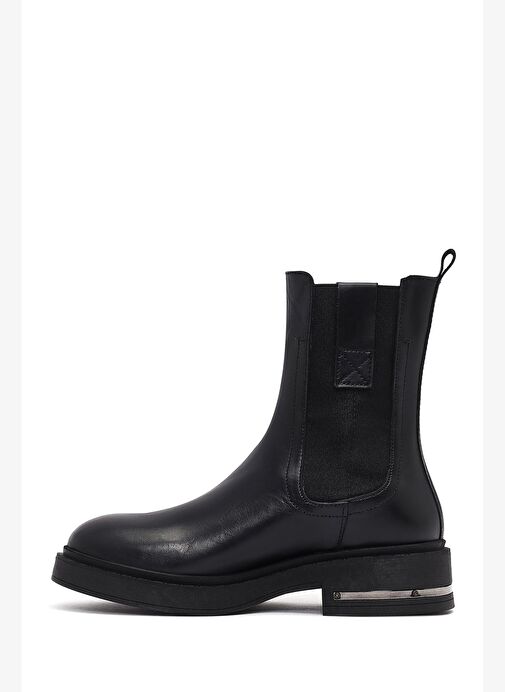 Kadın Siyah Deri Chelsea Bot 25WFD185418 - Görsel 3