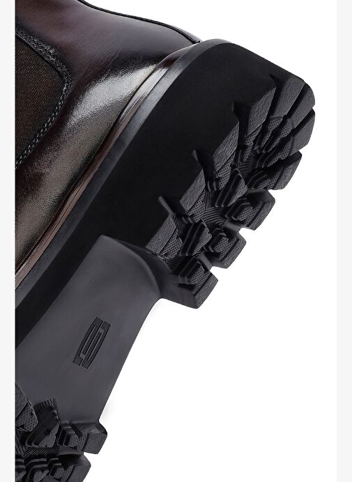 Erkek Kahverengi Deri Chelsea Bot 25WFD6955FT - Görsel 9