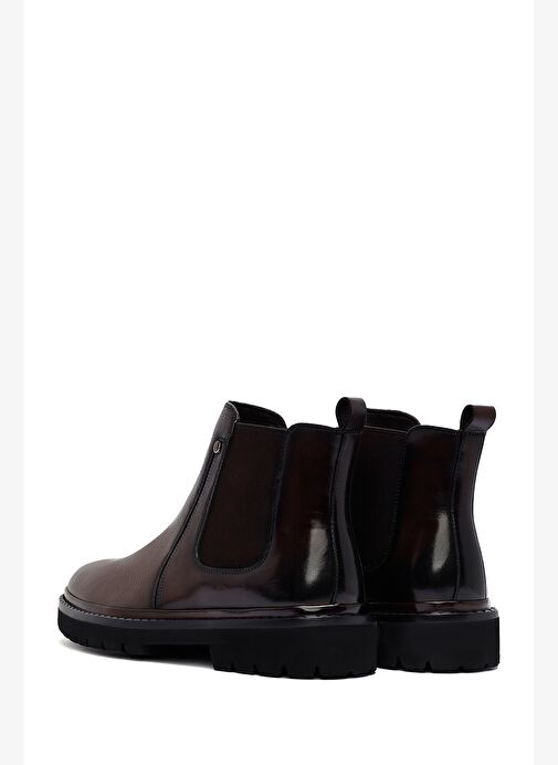 Erkek Kahverengi Deri Chelsea Bot 25WFD6955FT - Görsel 7