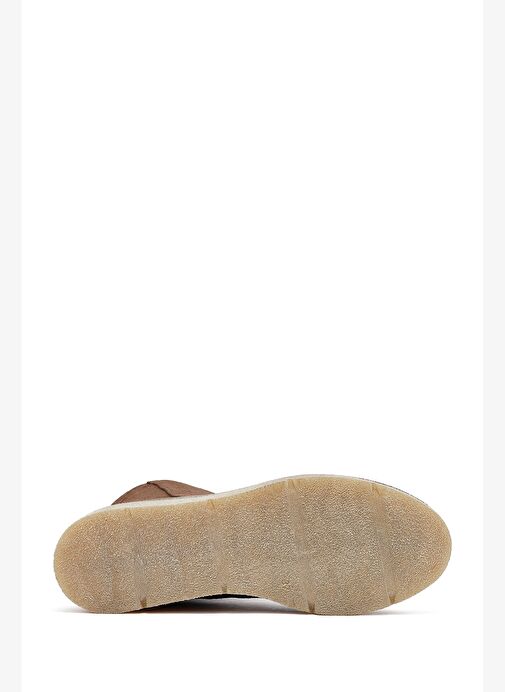 Kadın Kahverengi Fermuarlı Dolgu Topuklu Süet Deri Bot 25AFD152710 - Görsel 7