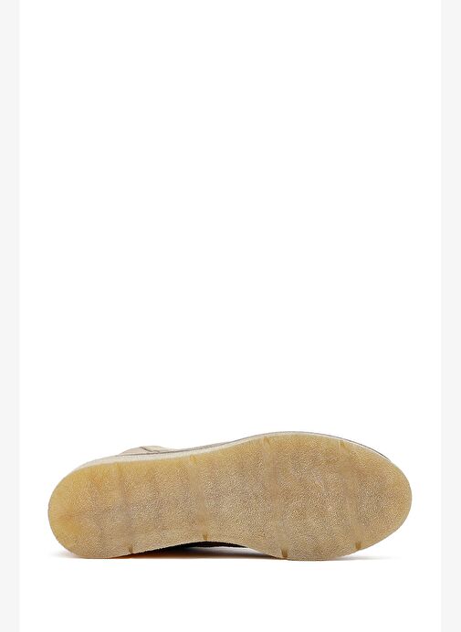 Kadın Vizon Fermuarlı Dolgu Topuklu Süet Deri Bot 25AFD152710 - Görsel 7