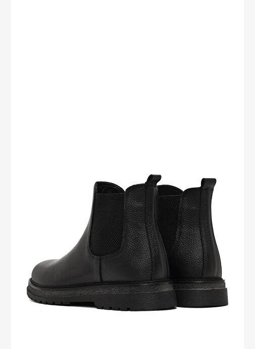 Erkek Siyah Deri Chelsea Bot 25WFD7544FT - Görsel 7