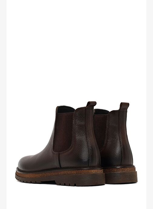Erkek Kahverengi Deri Chelsea Bot 25WFD7544FT - Görsel 7