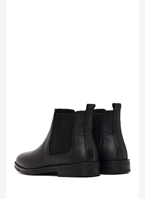 Erkek Siyah Deri Chelsea Bot 25WFD7543FT - Görsel 7