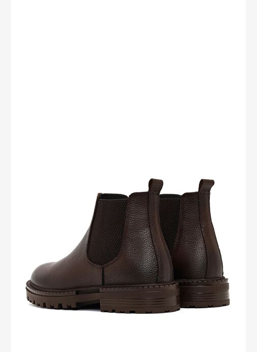 Erkek Kahverengi Deri Chelsea Bot 25WFD7546FT - Görsel 7