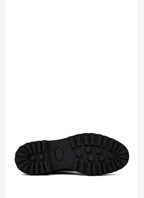 Erkek Siyah Deri Chelsea Bot 25WFD701918 - Görsel 6