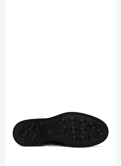 Erkek Siyah Deri Klasik Loafer 25WFD750022 - Görsel 5