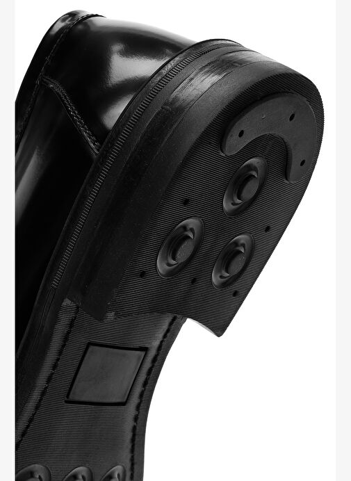 Erkek Siyah Deri Klasik Loafer 25WFD750022 - Görsel 9