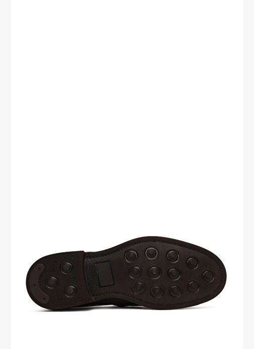Erkek Kahverengi Deri Casual Loafer 25WFD750018 - Görsel 5