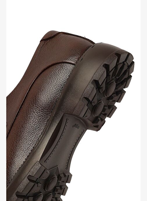 Erkek Kahverengi Bağcıklı Deri Casual Ayakkabı 25WFD7503FT - Görsel 9