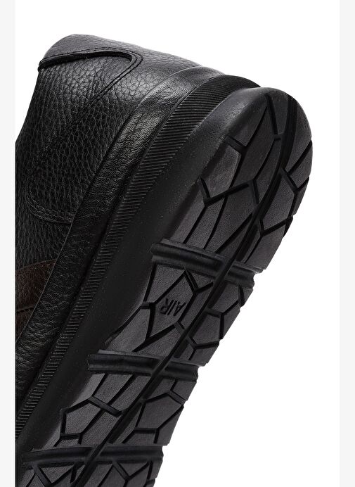 Erkek Siyah Bağcıklı Deri Casual Ayakkabı 25WFD6740FT - Görsel 9