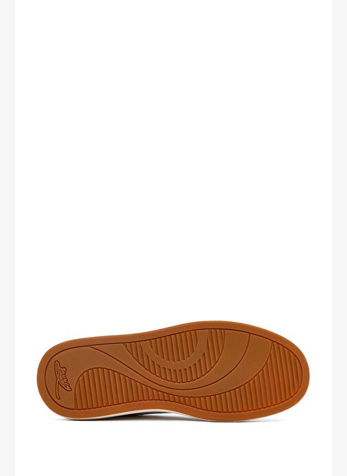 Erkek Siyah Bağcıklı Kalın Tabanlı Deri Sneaker 25WFD675014 - Görsel 5