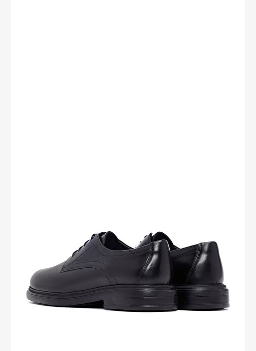 Erkek Siyah Bağcıklı Deri Casual Ayakkabı 25WFD760018 - Görsel 6