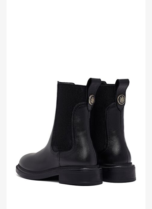 Kadın Siyah Deri Chelsea Bot 25WFD202218 - Görsel 7