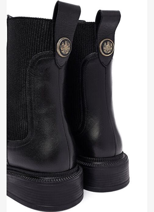 Kadın Siyah Deri Chelsea Bot 25WFD202218 - Görsel 9