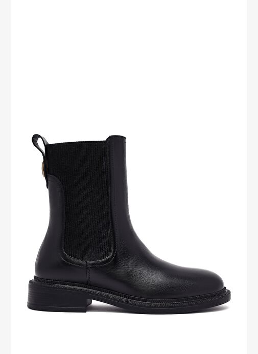 Kadın Siyah Deri Chelsea Bot 25WFD202218 - Görsel 2