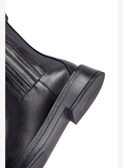 Kadın Siyah Deri Chelsea Bot 25WFD202318 - Görsel 9