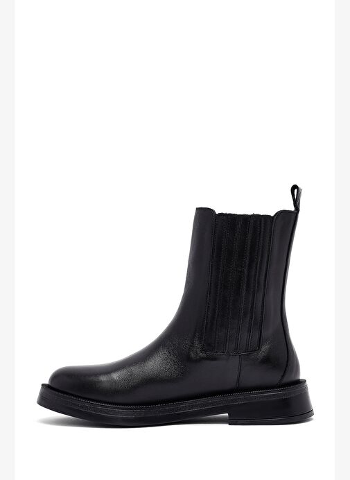 Kadın Siyah Deri Chelsea Bot 25WFD202318 - Görsel 3