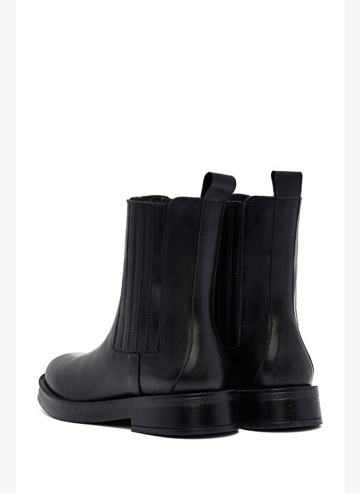Kadın Siyah Deri Chelsea Bot 25WFD202318 - Görsel 7