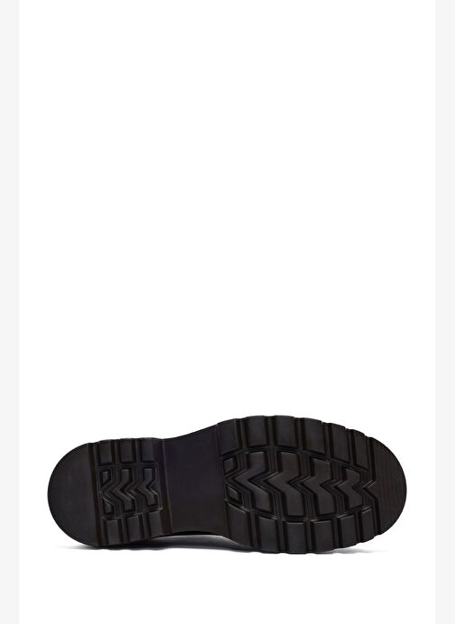 Erkek Kahverengi Bağcıklı Kalın Tabanlı Deri Casual Ayakkabı 25WFD760518 - Görsel 5