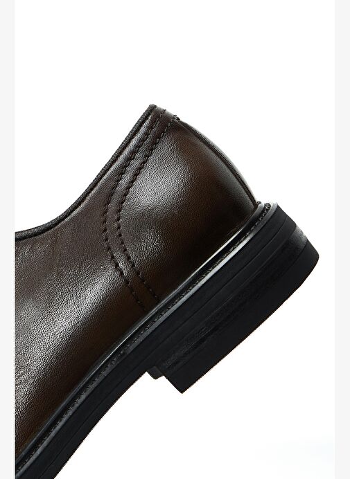 Erkek Kahverengi Bağcıklı Deri Casual Ayakkabı 25WFD620218 - Görsel 9