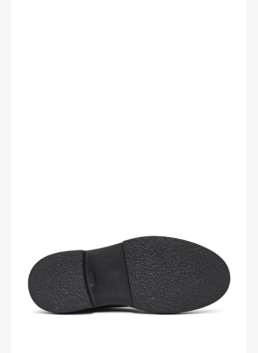 Erkek Siyah Deri Casual Chelsea Bot 25WFD620418 - Görsel 6