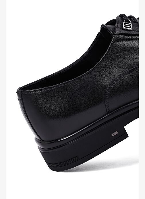 Erkek Siyah Bağcıklı Deri Casual Ayakkabı 25WFD620818 - Görsel 9