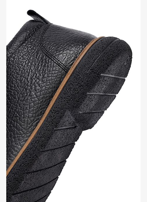 Erkek Siyah Bağcıklı Deri Casual Bot 25WFD6611FT - Görsel 9